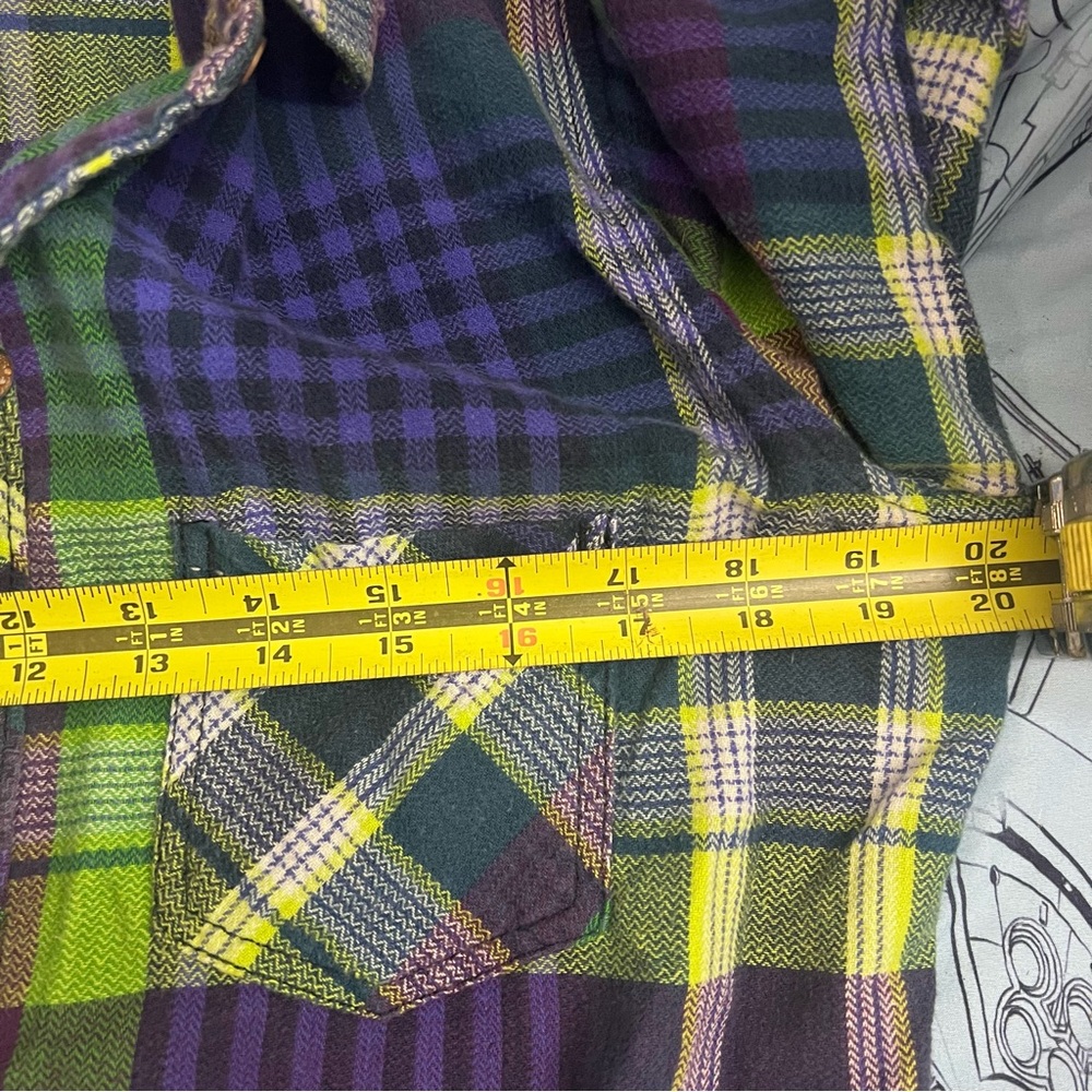 Dickies Multicolor Plaid Button-Down Shirt - Picture 10 of 11